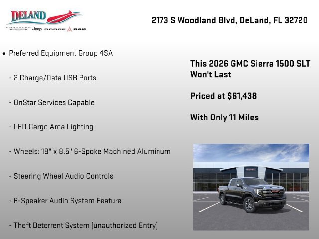 New 2026 GMC Sierra 1500 SLT w/ SLT Premium Plus Package AWD/4WD image 29
