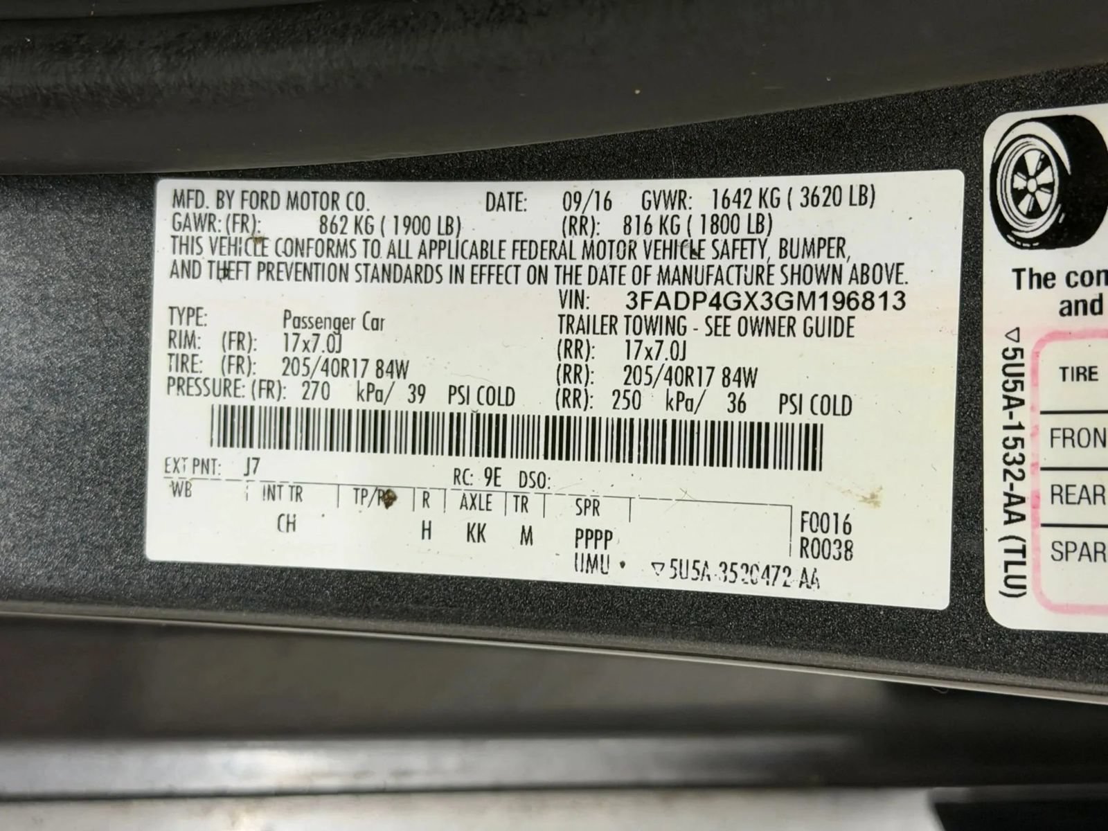 Used 2016 Ford Fiesta ST w/ ST Recaro Package FWD image 35