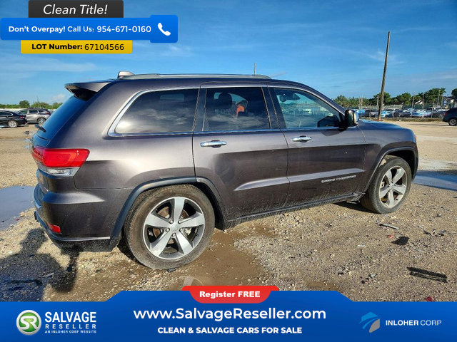 Used 2014 Jeep Grand Cherokee Overland w/ Advanced Technology Group AWD/4WD image 4