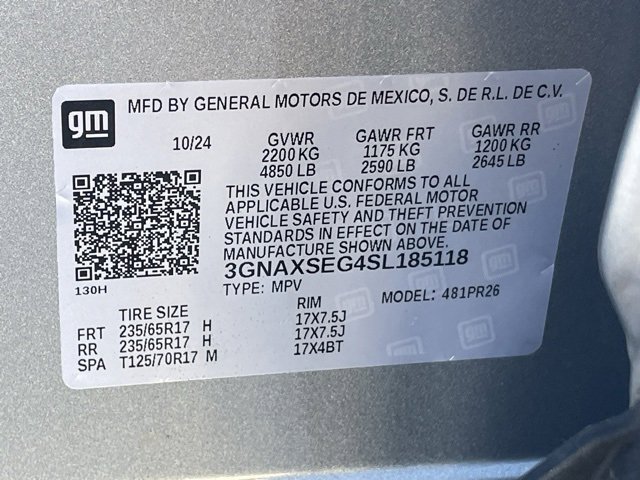 Certified 2025 Chevrolet Equinox ACTIV w/ Safety and Technology Package image 25