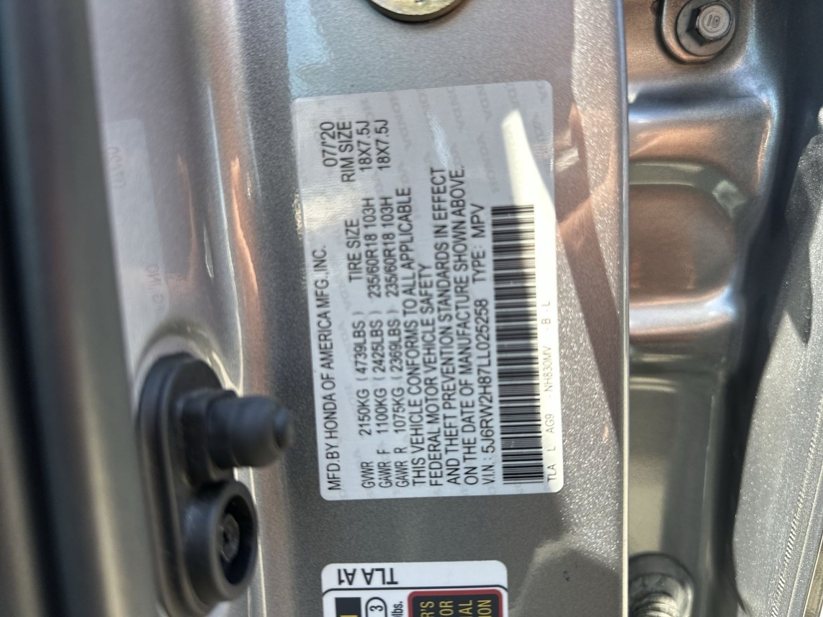 Used 2020 Honda CR-V EX-L image 37