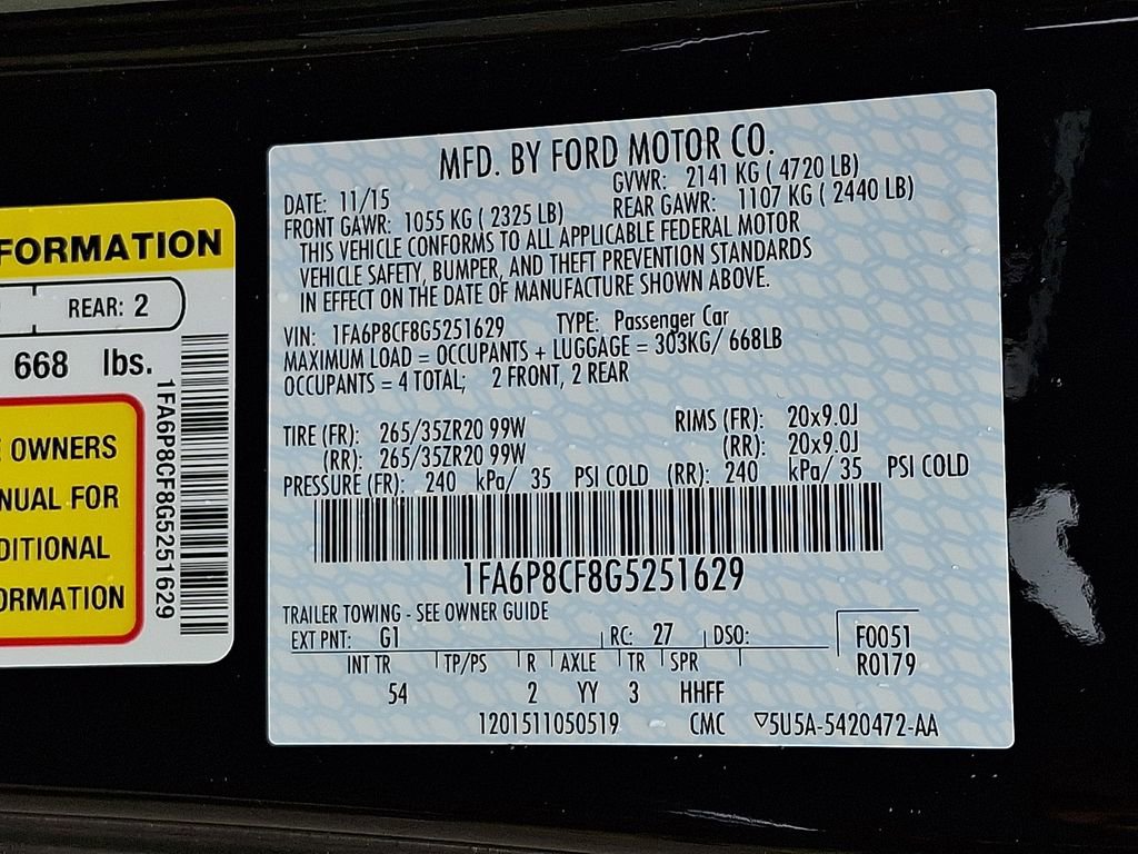 Used 2016 Ford Mustang GT Premium RWD image 26