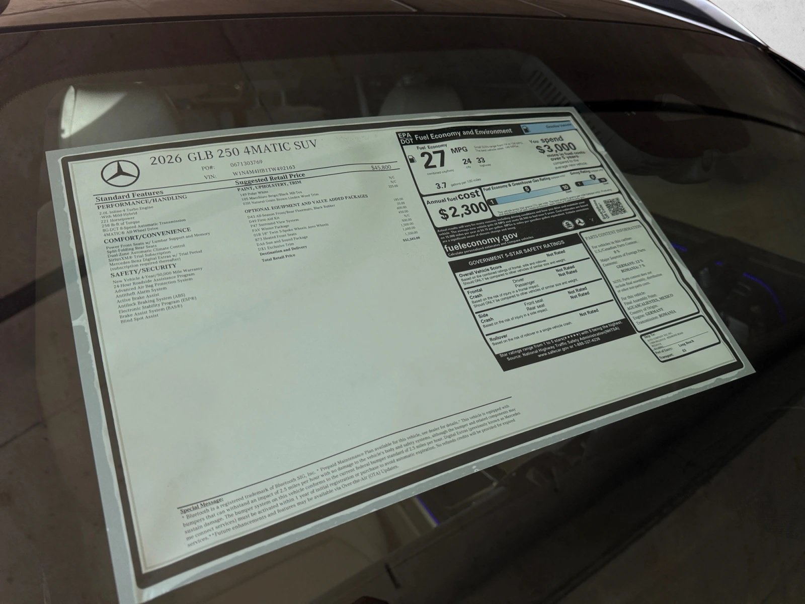 New 2026 Mercedes-Benz GLB 250 4MATIC image 19