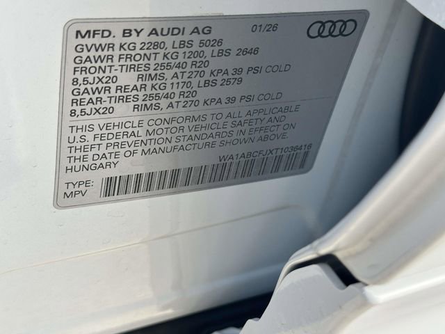 New 2026 Audi Q3 quattro 2.0T AWD/4WD image 14
