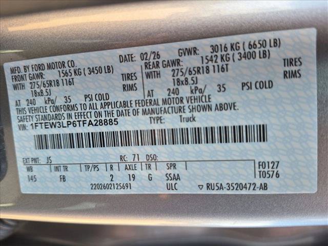 New 2026 Ford F150 XLT w/ Equipment Group 302A MID AWD/4WD image 18
