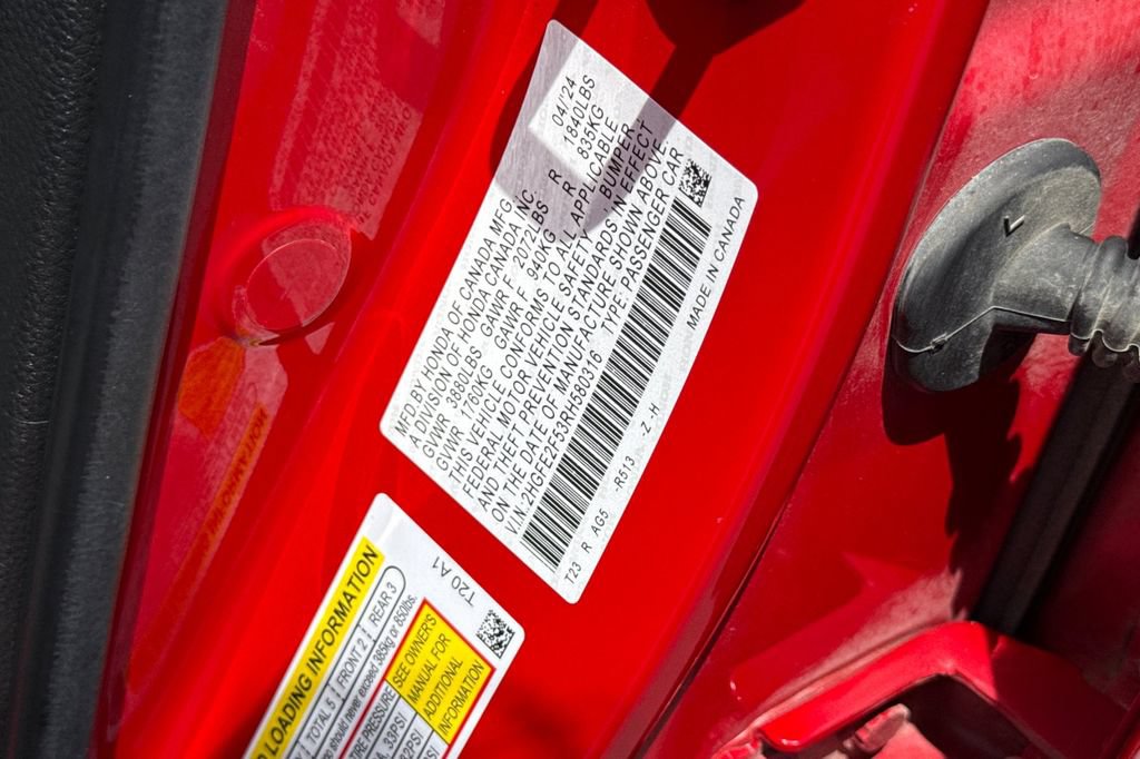 Certified 2024 Honda Civic Sport image 27