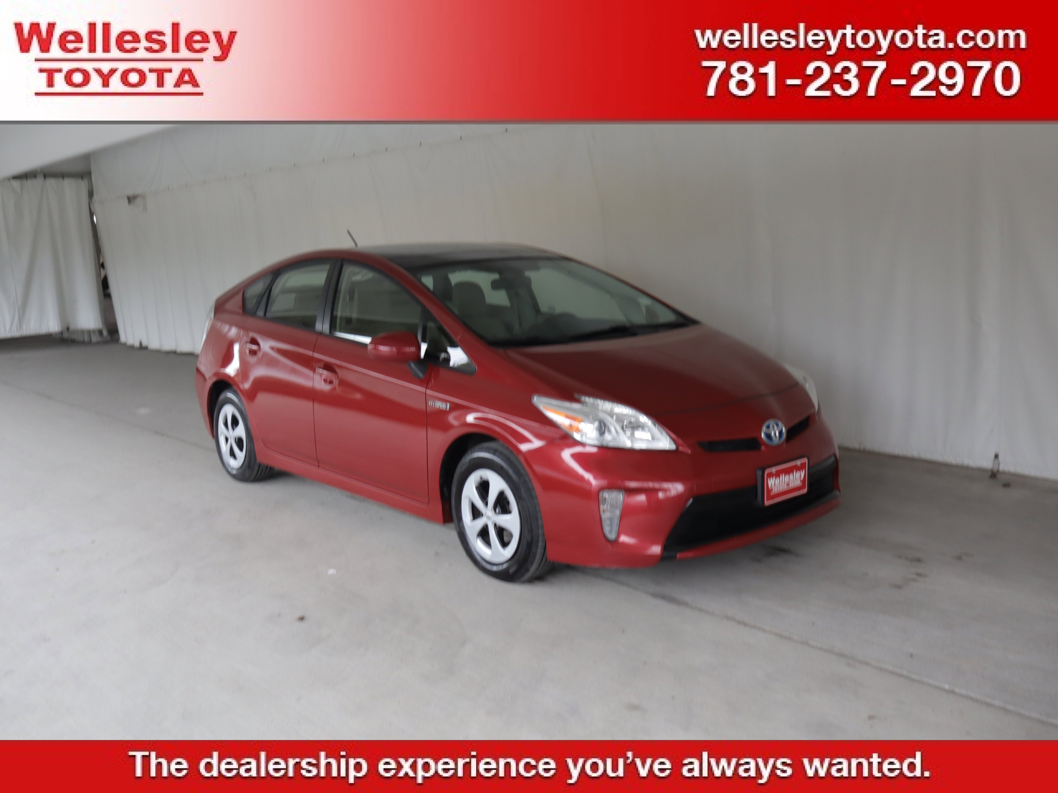 Used 2013 Toyota Prius Three w/ Solar Roof Pkg FWD image 1