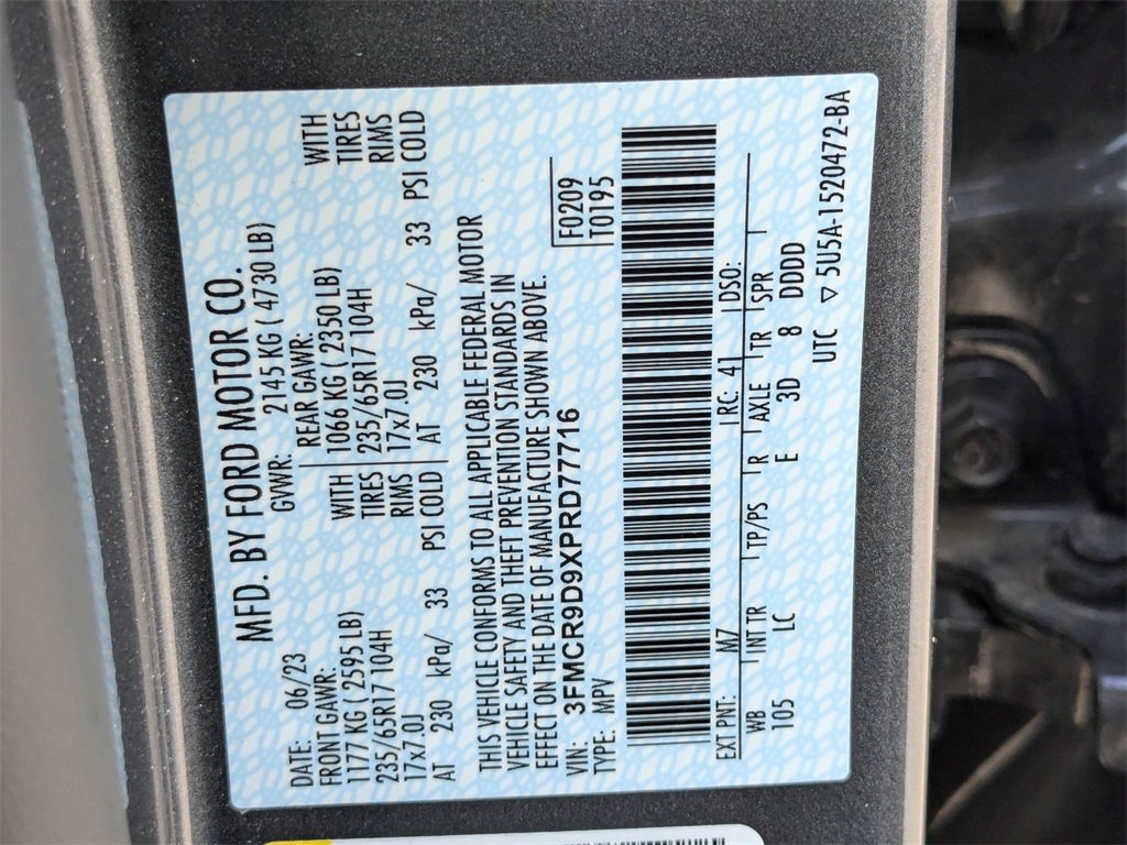 Used 2023 Ford Bronco Sport Badlands image 32