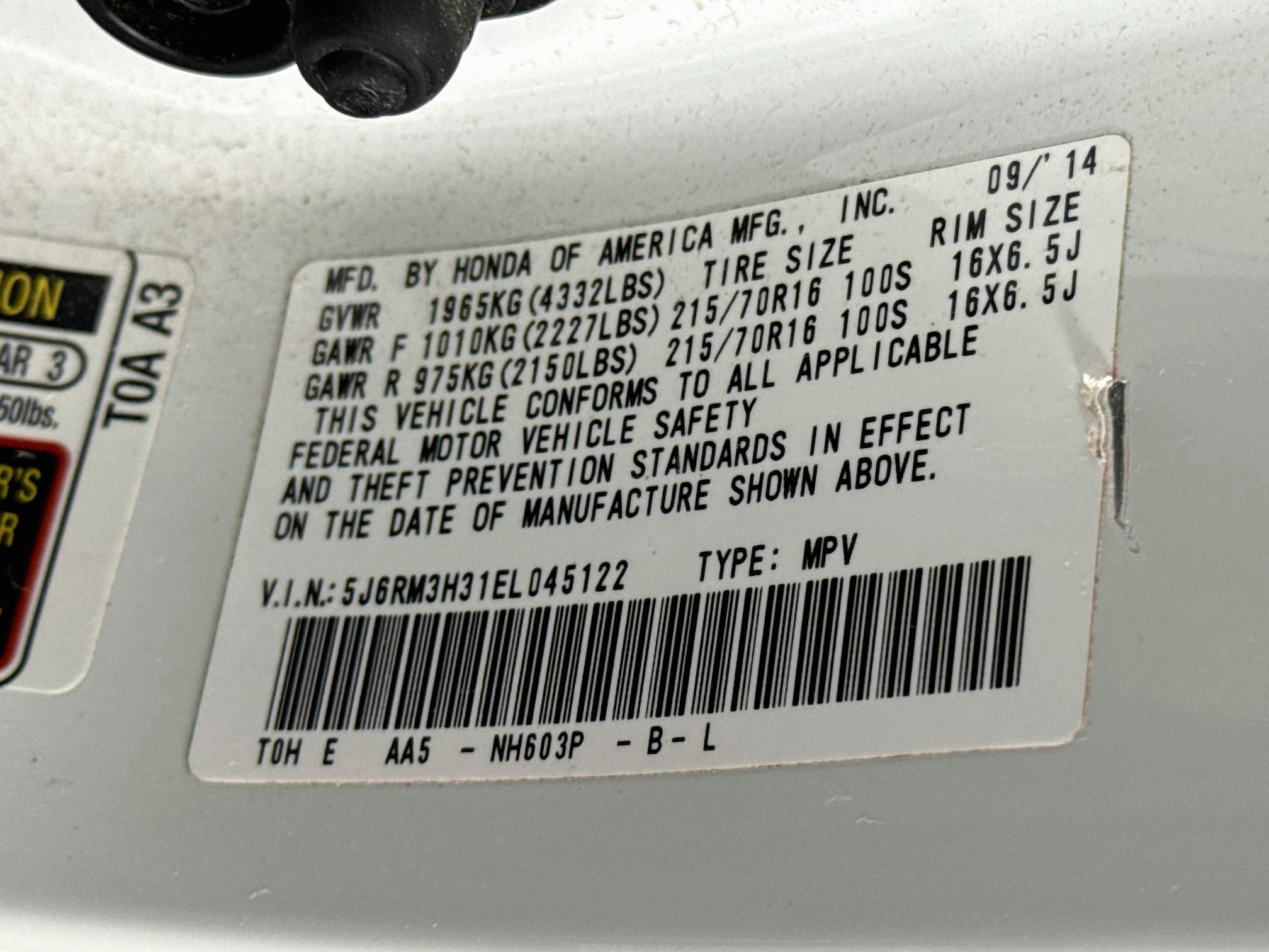 Used 2014 Honda CR-V LX image 29
