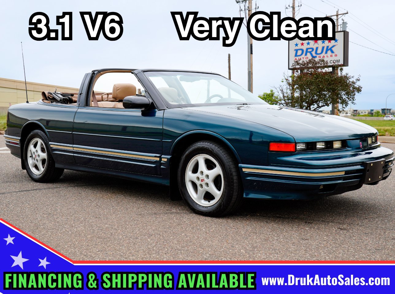 Used 1995 Oldsmobile Cutlass Supreme Convertible