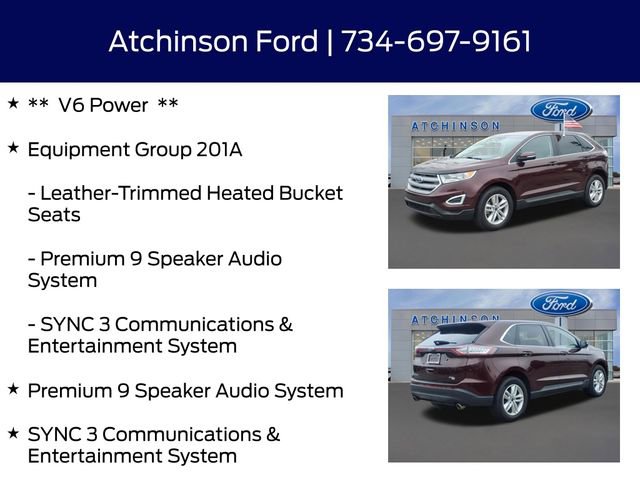 Used 2018 Ford Edge SEL w/ Equipment Group 201A AWD/4WD image 8