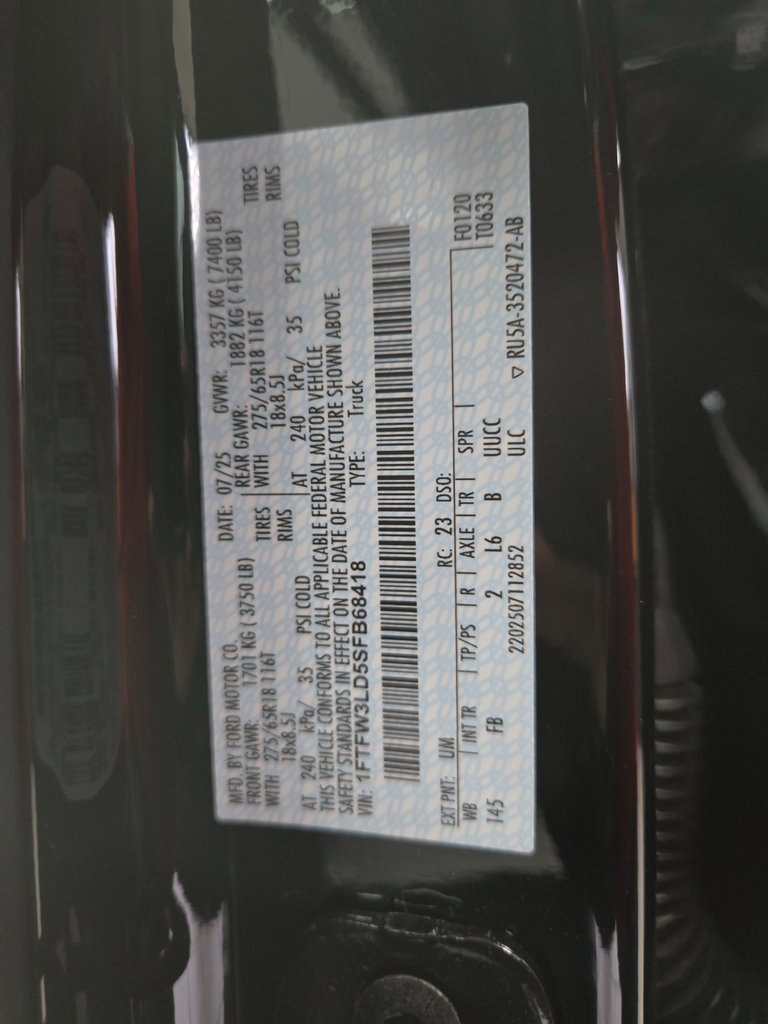 New 2025 Ford F150 XLT w/ Equipment Group 302A MID image 12