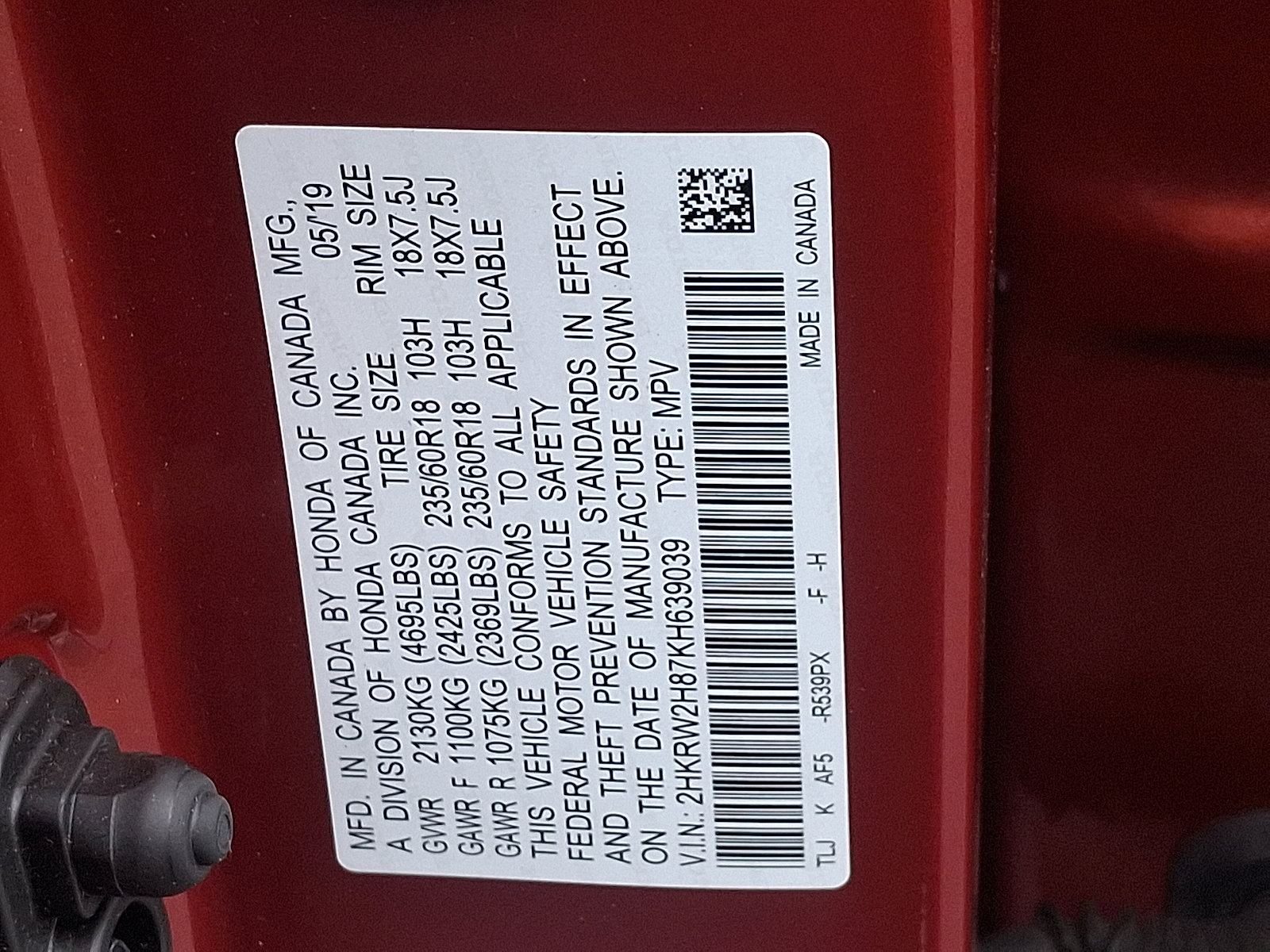 Used 2019 Honda CR-V EX-L image 27