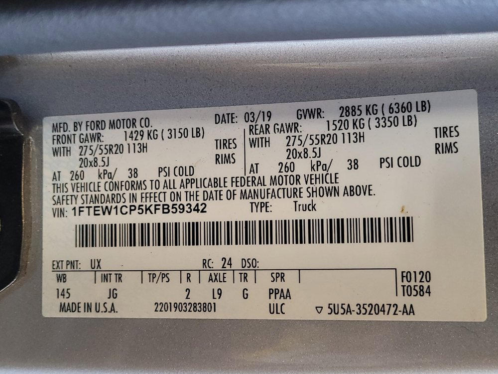 Used 2019 Ford F150 XL w/ Equipment Group 101A Mid image 33