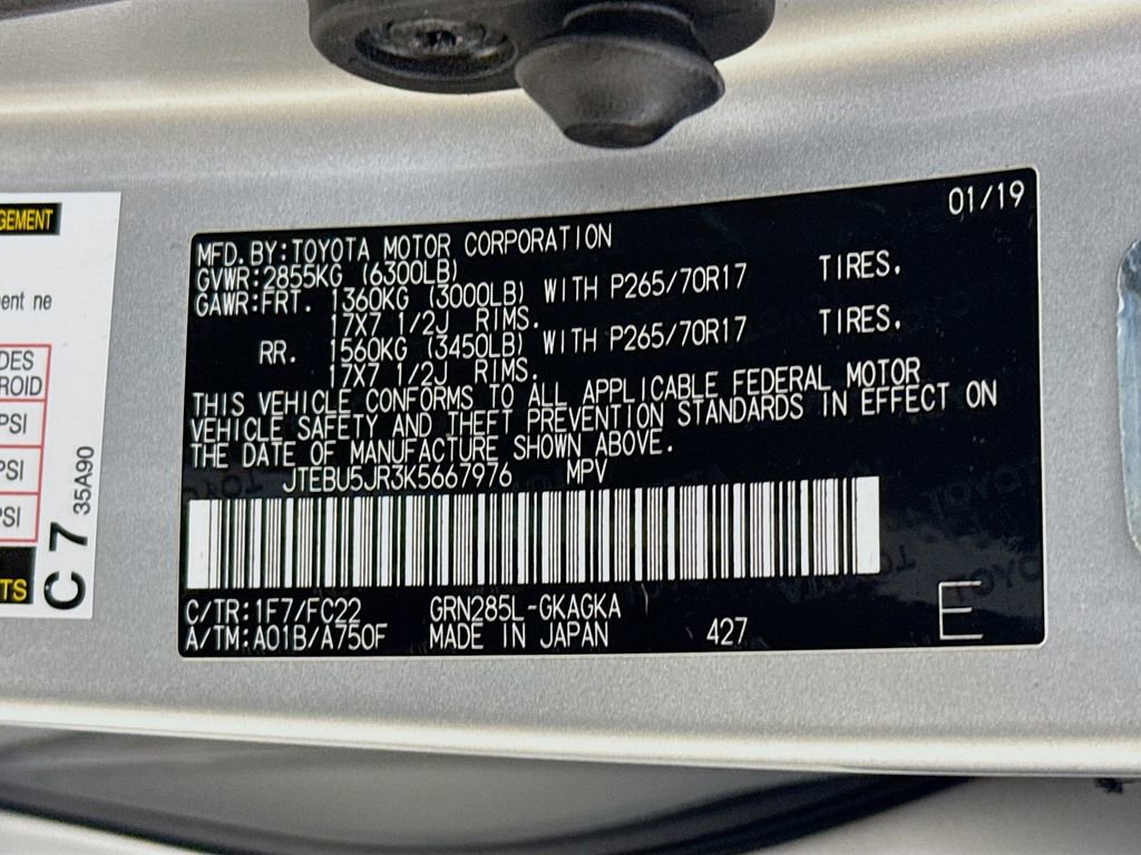 Certified 2019 Toyota 4Runner TRD Off-Road AWD/4WD image 33