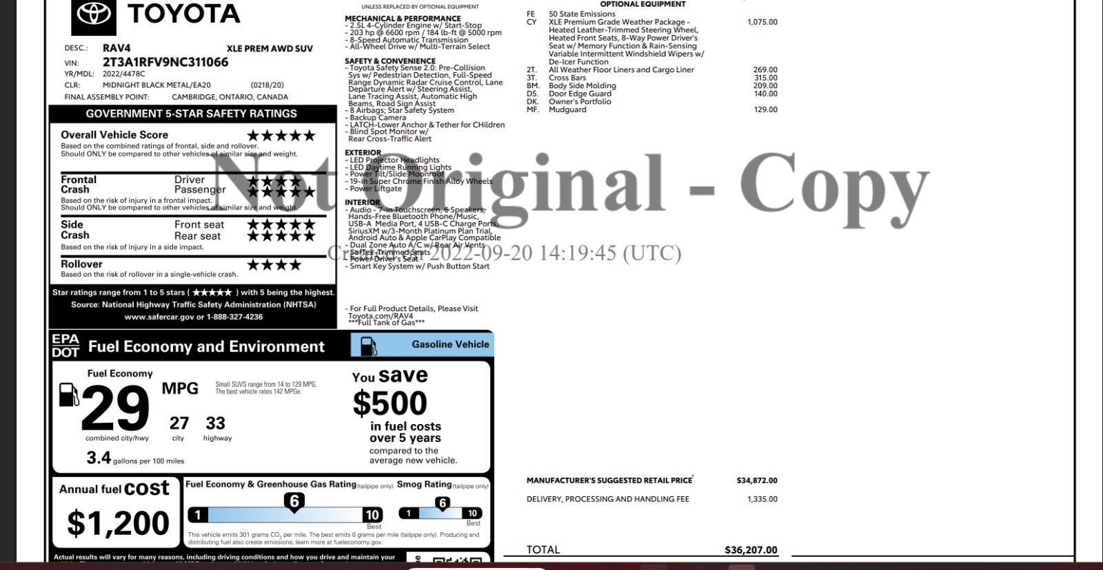 Used 2022 Toyota RAV4 XLE Premium image 4