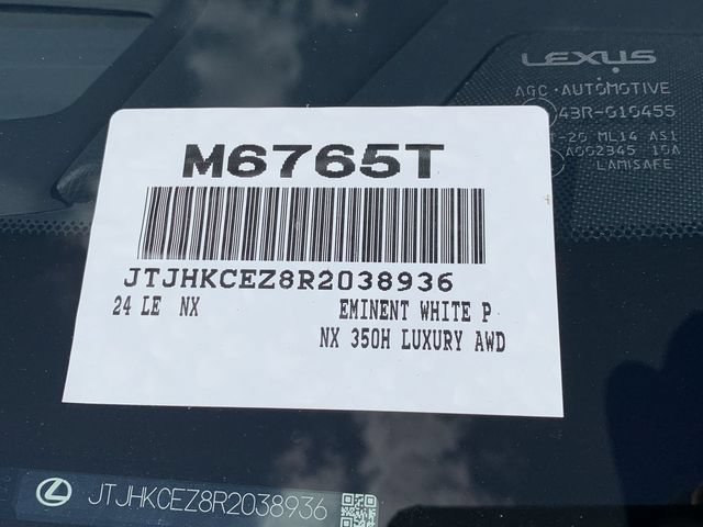 Used 2024 Lexus NX 350h AWD w/ Luxury Package image 47