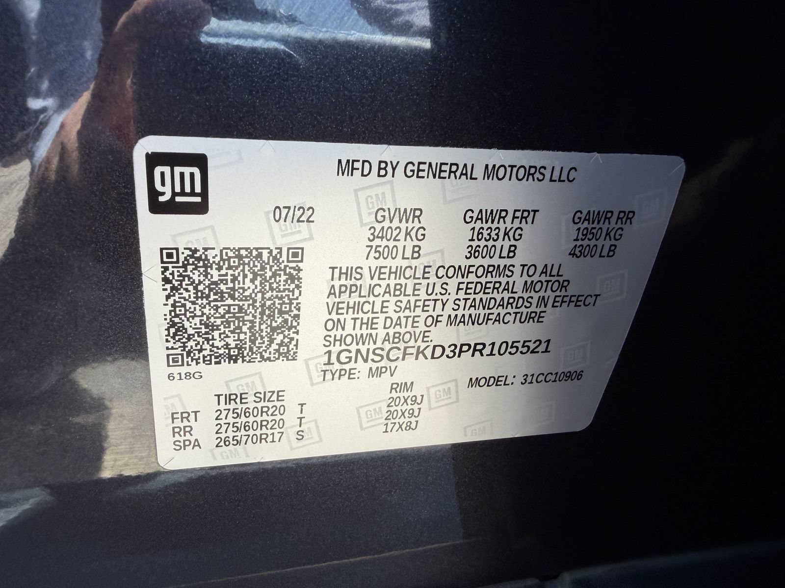 Used 2023 Chevrolet Suburban Premier RWD image 30