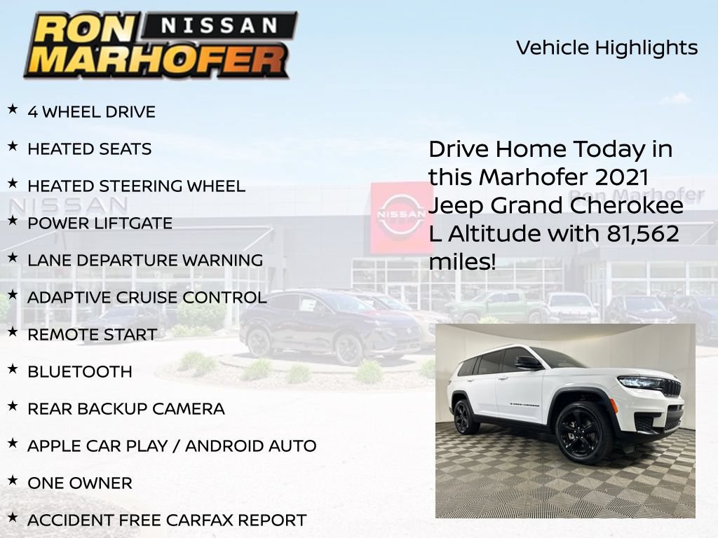 Used 2021 Jeep Grand Cherokee L Laredo AWD/4WD image 14