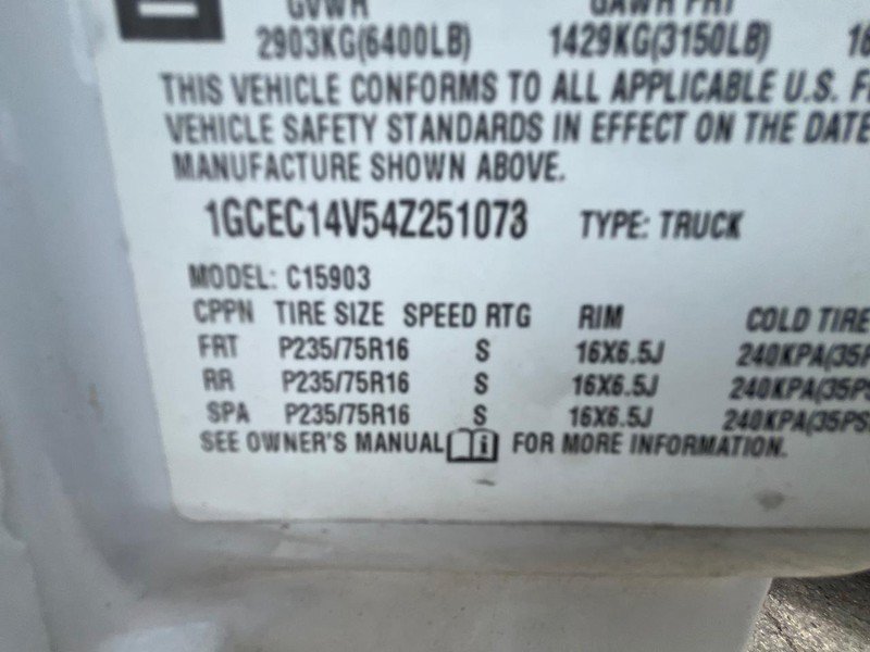Used 2004 Chevrolet Silverado 1500 W/T RWD image 13