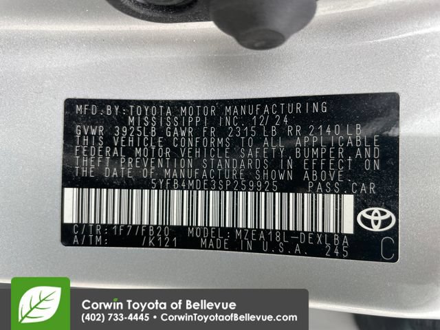 Used 2025 Toyota Corolla LE FWD image 23