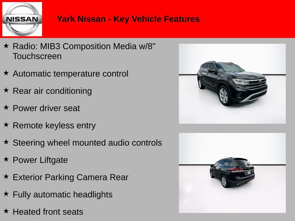 Used 2022 Volkswagen Atlas SE AWD/4WD video 2