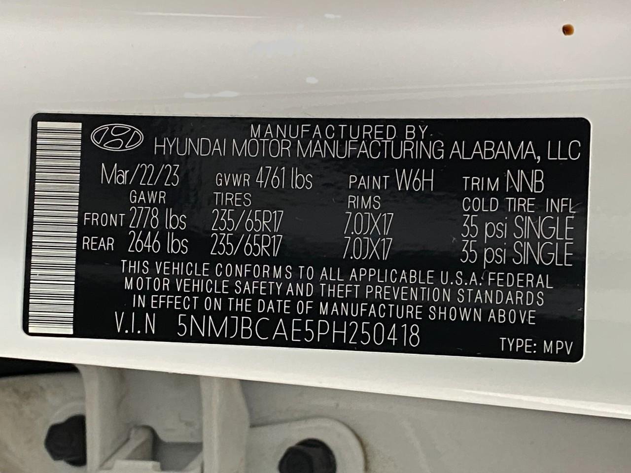 Certified 2023 Hyundai Tucson SEL AWD/4WD image 33