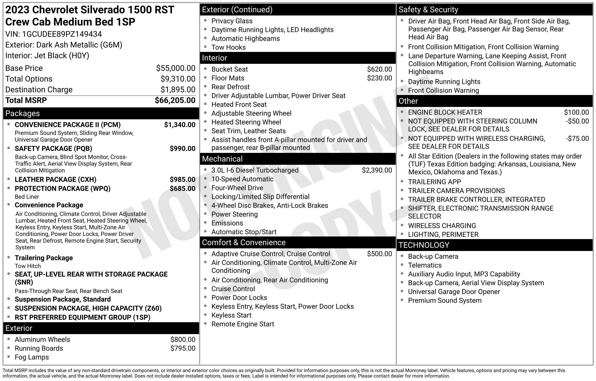 Used 2023 Chevrolet Silverado 1500 RST w/ Convenience Package II AWD/4WD image 8