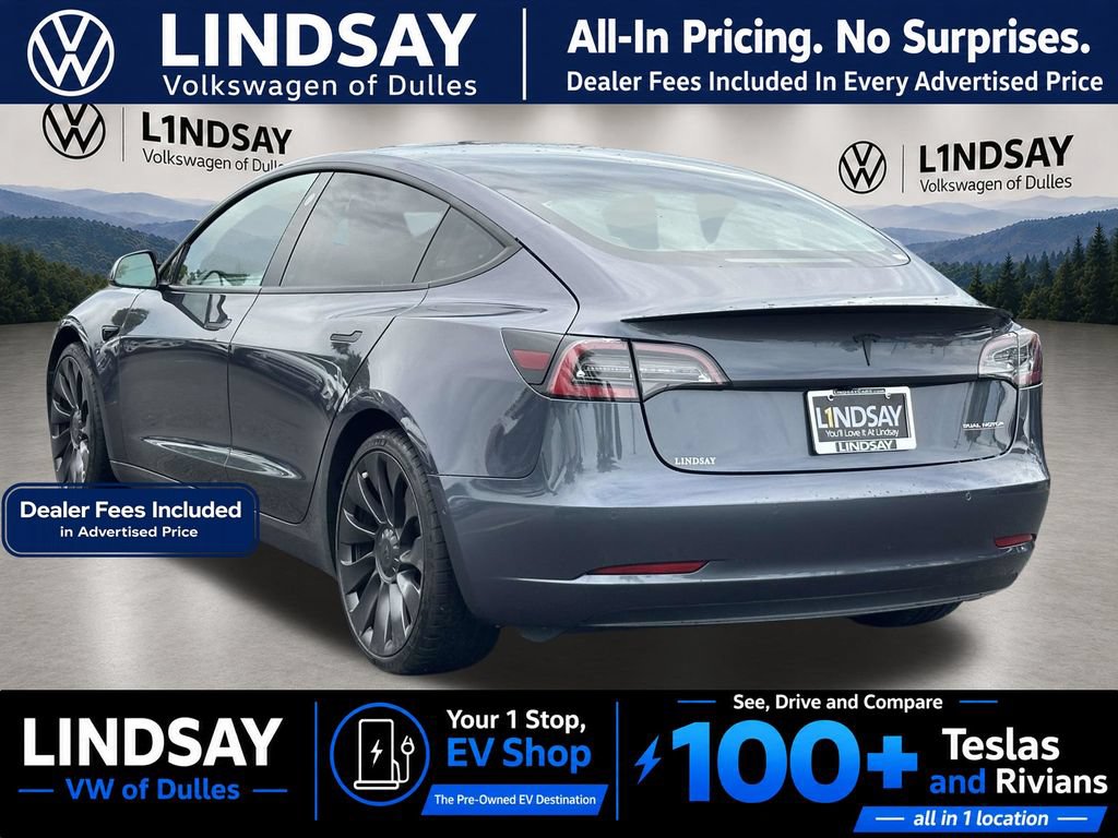Used 2021 Tesla Model 3 Performance AWD/4WD image 5