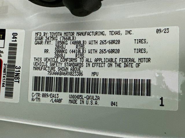 Certified 2024 Toyota Sequoia Limited w/ Tow Technology Package AWD/4WD image 35