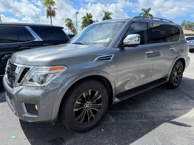 Used 2019 Nissan Armada Platinum w/ Captain's Chairs Package RWD image 3