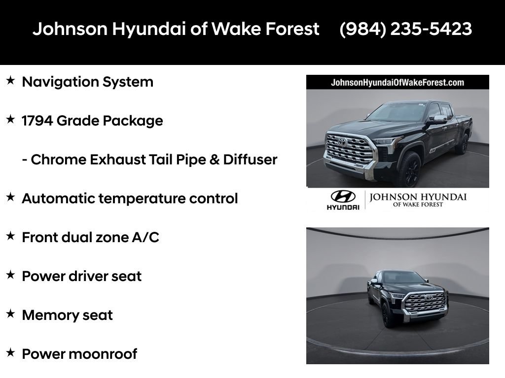 Used 2024 Toyota Tundra 1794 Edition AWD/4WD image 6