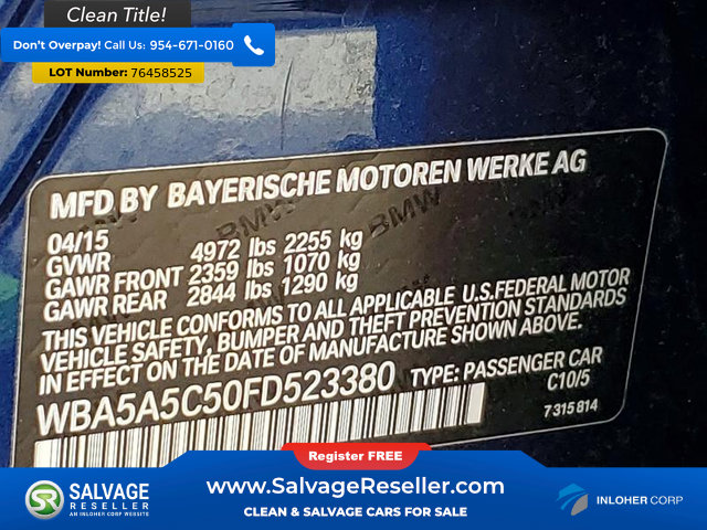 Used 2015 BMW 528i image 16