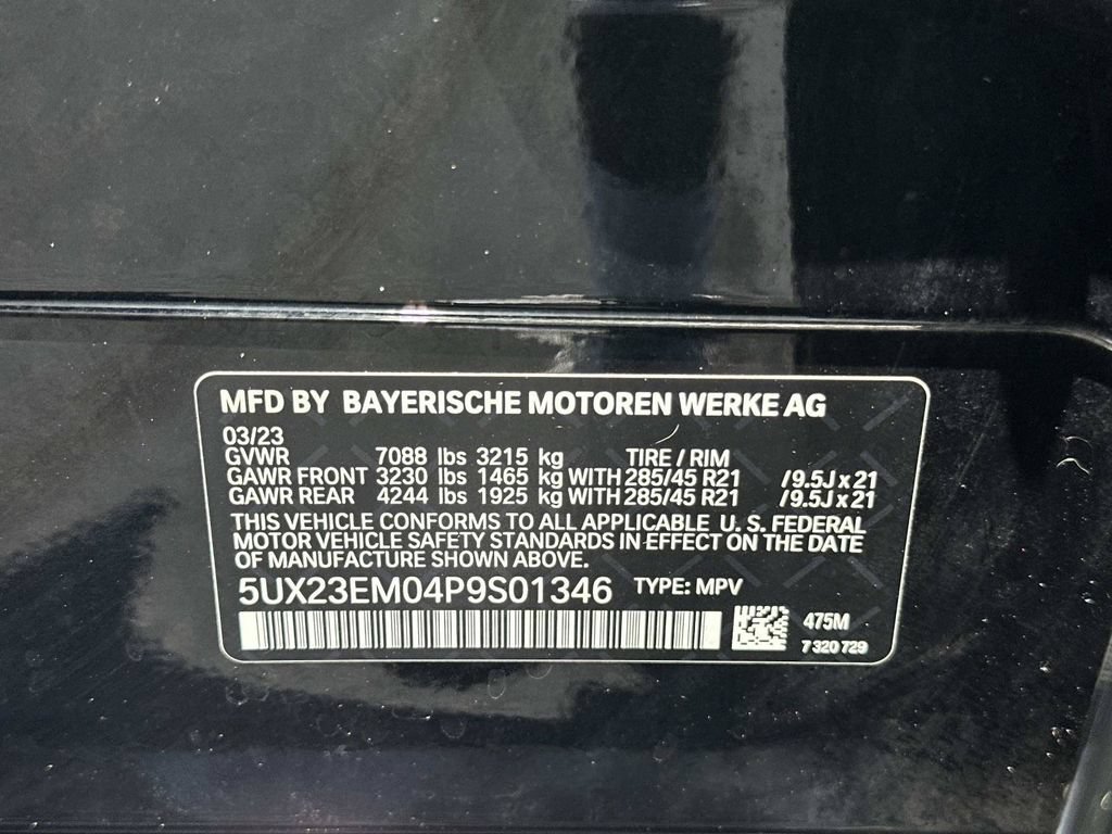 Used 2023 BMW X7 xDrive40i w/ Climate Comfort Package AWD/4WD image 32