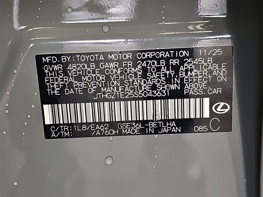 New 2025 Lexus IS 350 F Sport image 34