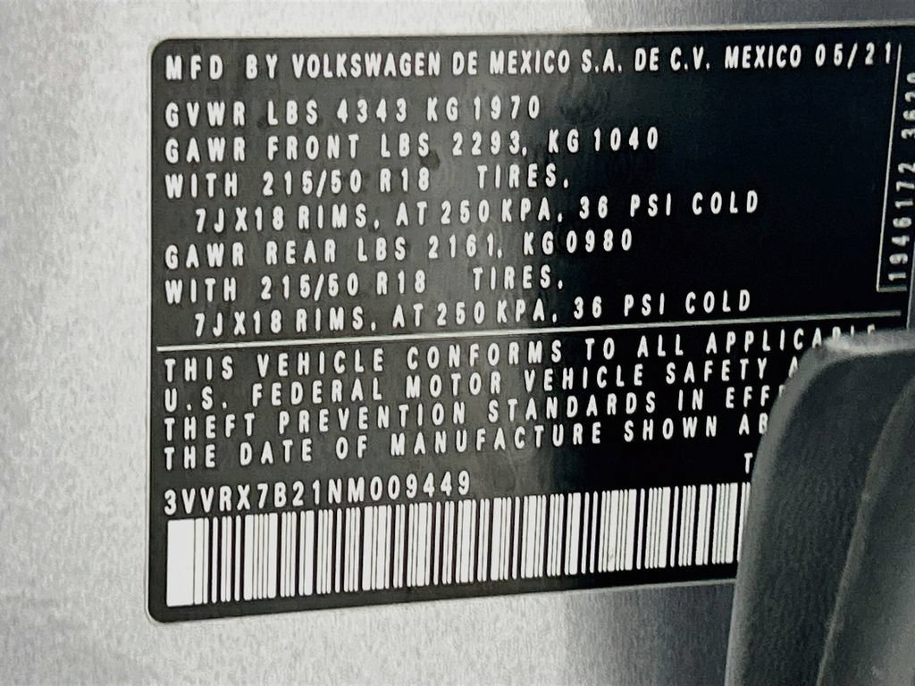Used 2022 Volkswagen Taos SE FWD image 33
