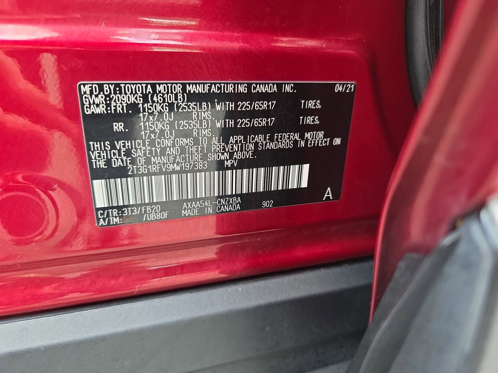 Used 2021 Toyota RAV4 LE image 33