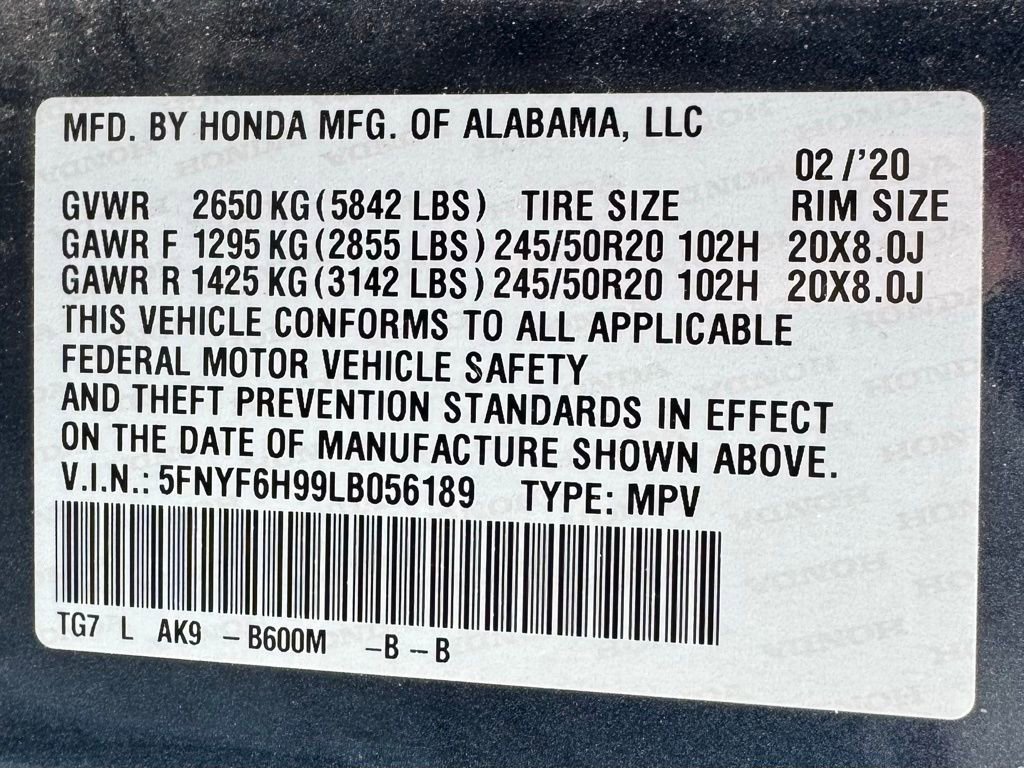 Used 2020 Honda Pilot Touring image 14