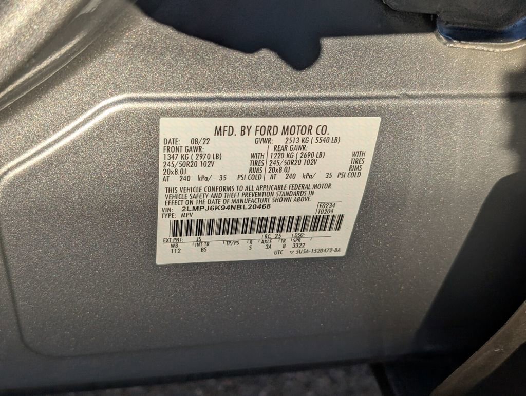 Certified 2022 Lincoln Nautilus Reserve image 19