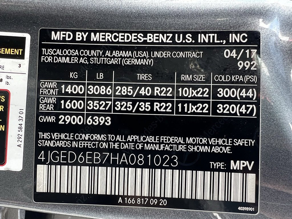 Used 2017 Mercedes-Benz GLE 43 AMG 4MATIC Coupe w/ Parking Assist Package image 47