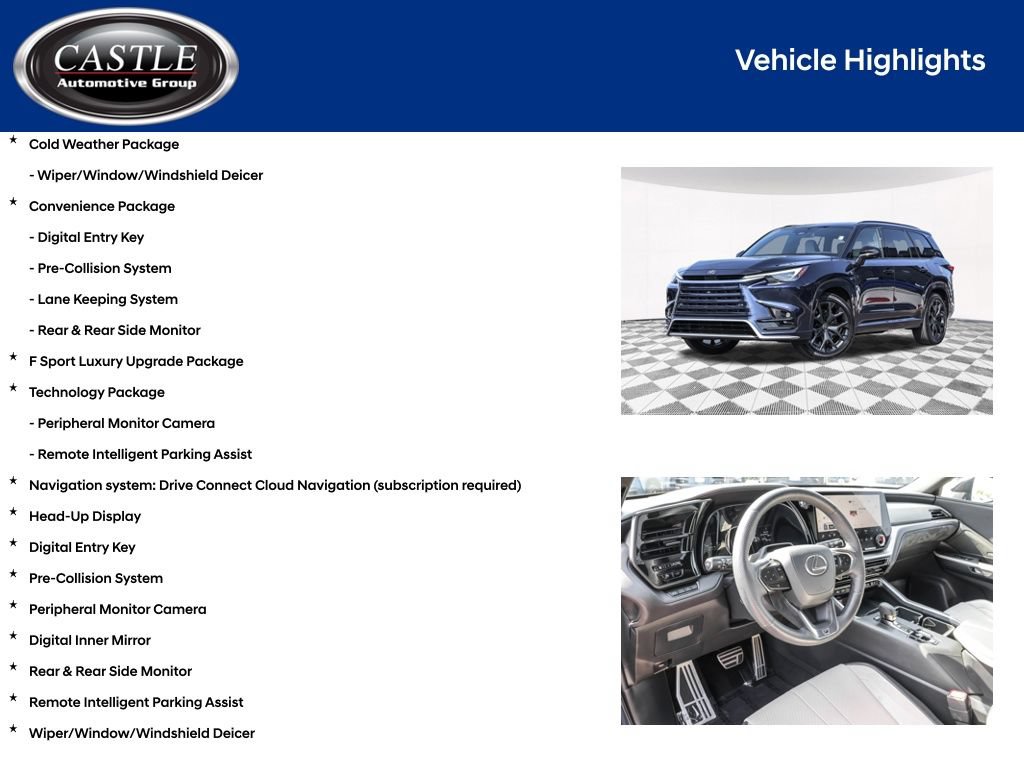 Used 2024 Lexus TX 500h AWD w/ Technology Package image 4