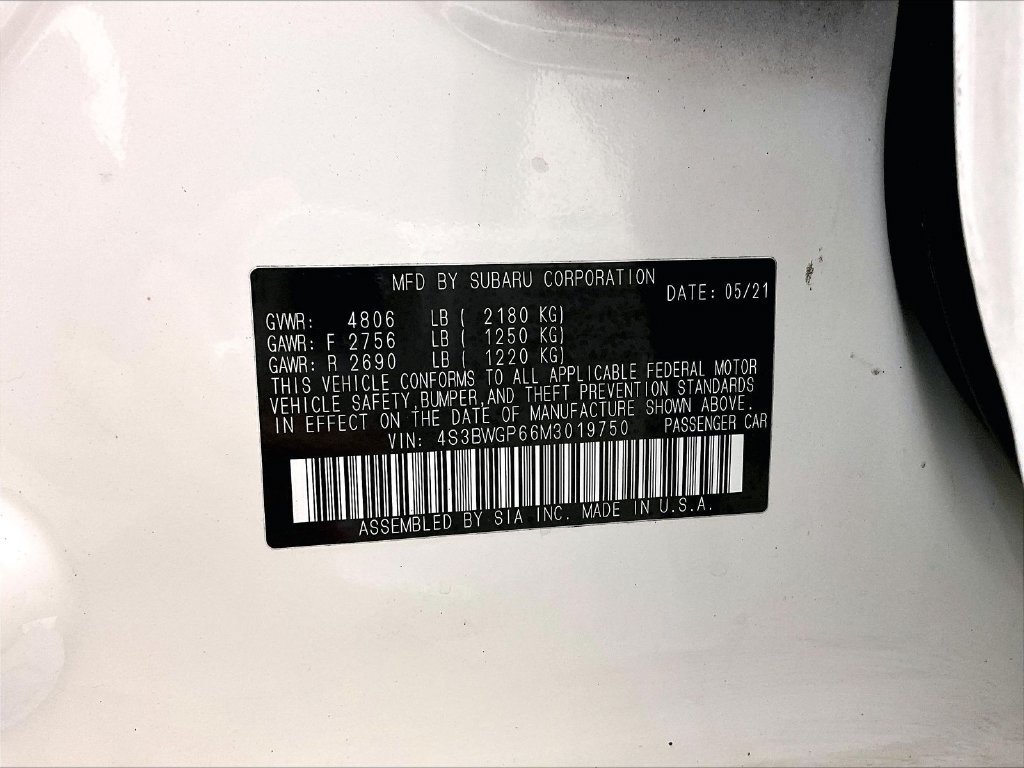 Used 2021 Subaru Legacy Touring XT AWD/4WD image 19