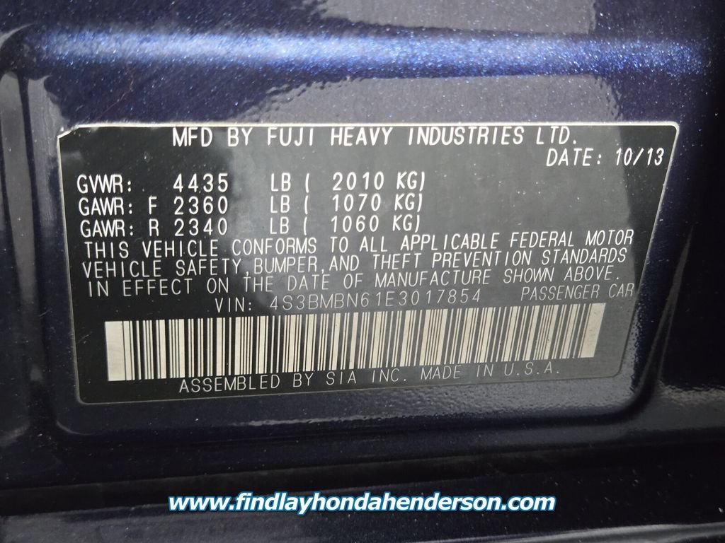 Used 2014 Subaru Legacy 2.5i Limited AWD/4WD image 14