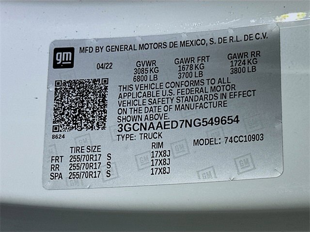 Used 2022 Chevrolet Silverado 1500 W/T image 23