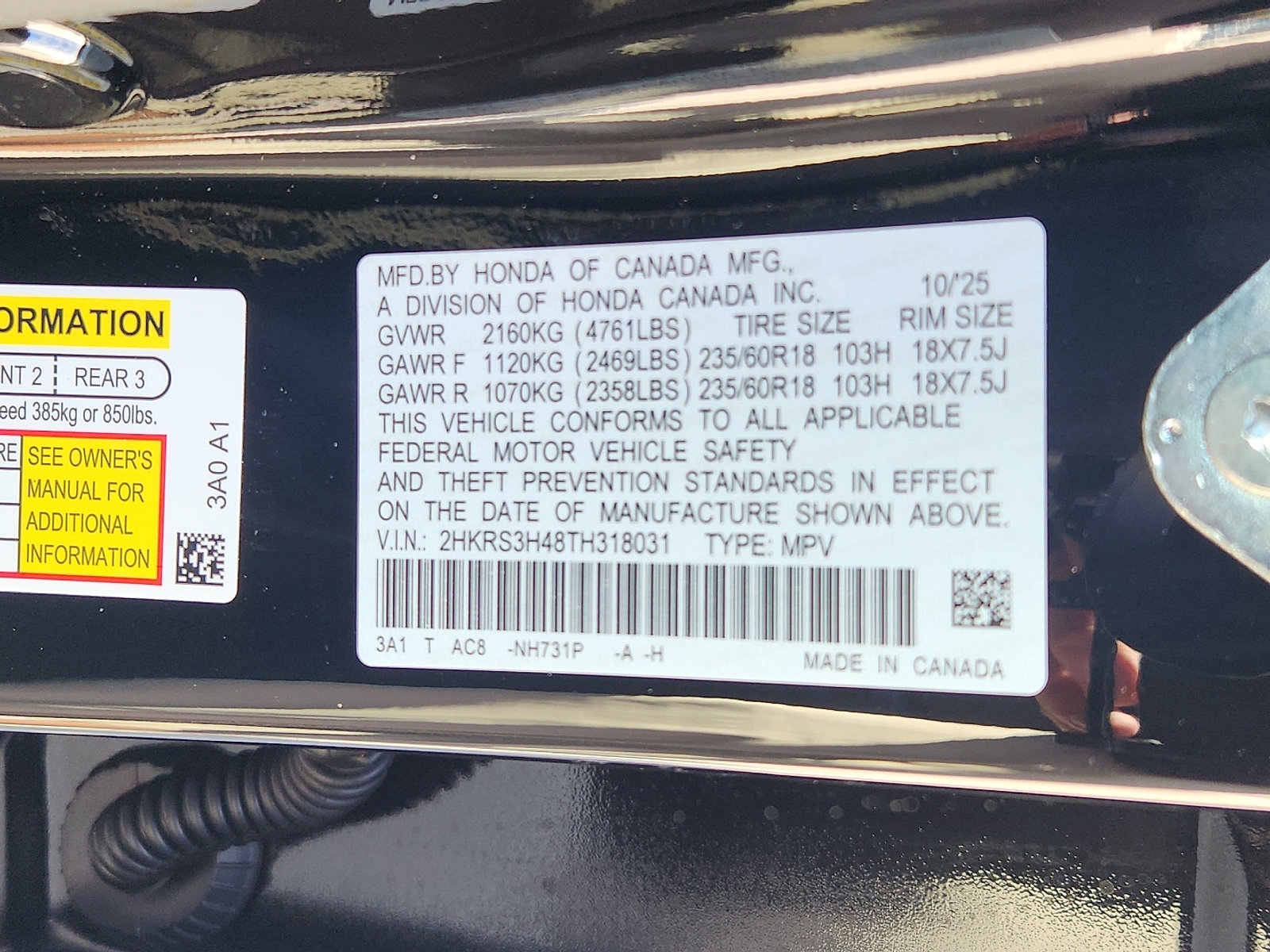 New 2026 Honda CR-V EX image 17