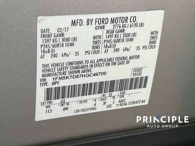 Used 2017 Ford Explorer XLT w/ Equipment Group 201A FWD image 36