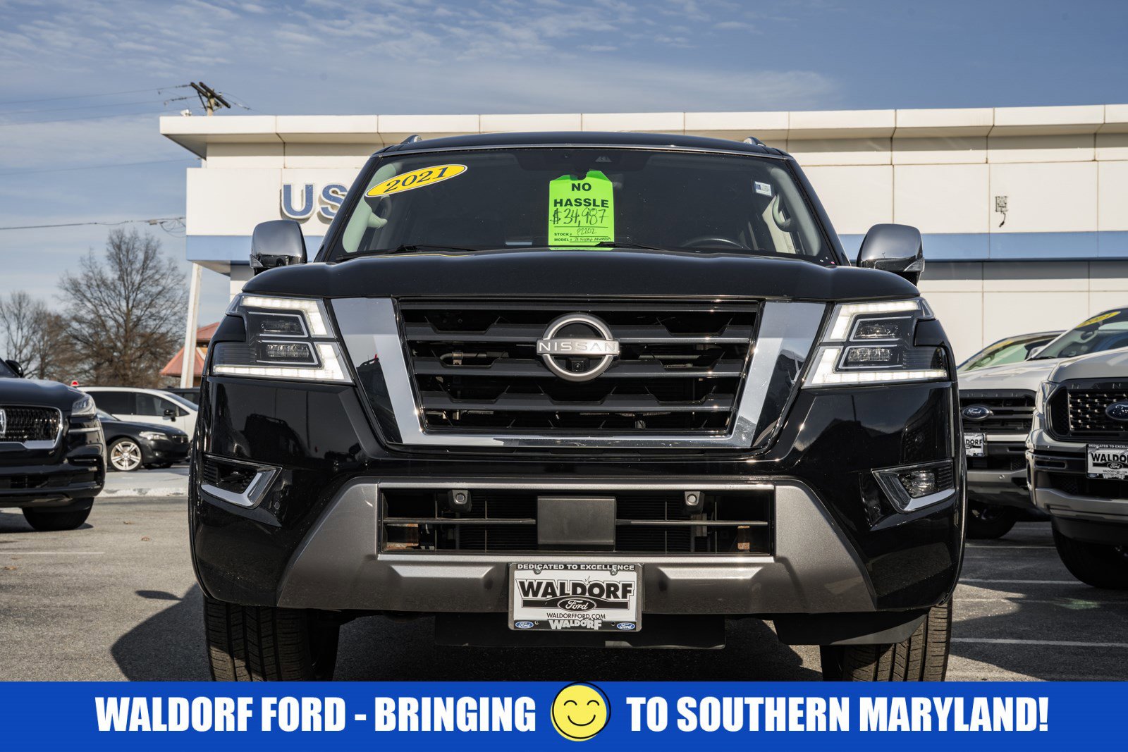 Used 2021 Nissan Armada Platinum w/ Captain's Chairs Package image 2