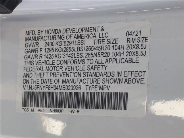 Certified 2021 Honda Passport Elite image 27