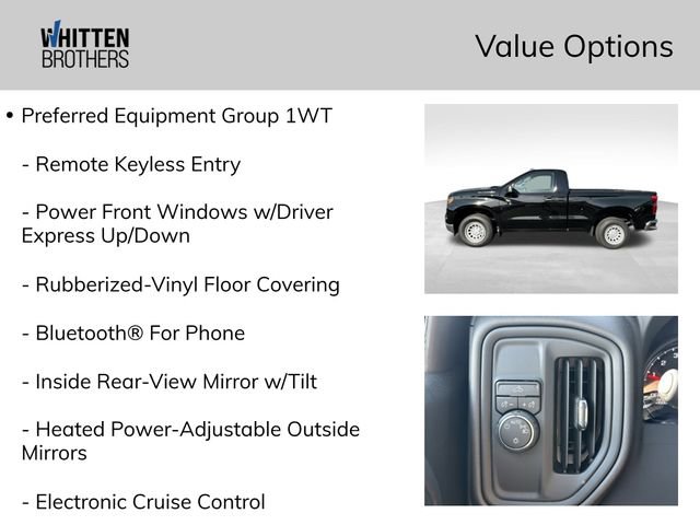 Used 2025 Chevrolet Silverado 1500 W/T w/ WT Value Package RWD image 8