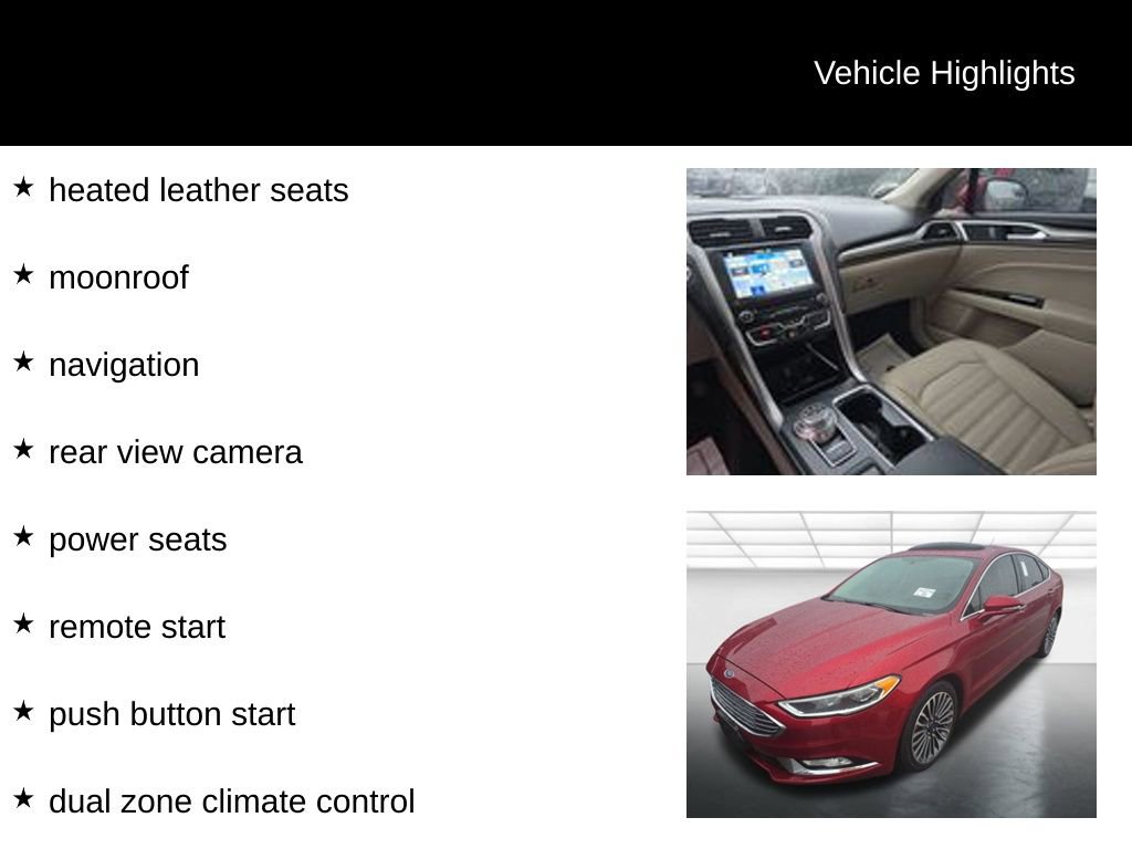 Used 2017 Ford Fusion SE w/ Fusion SE Technology Package FWD image 10